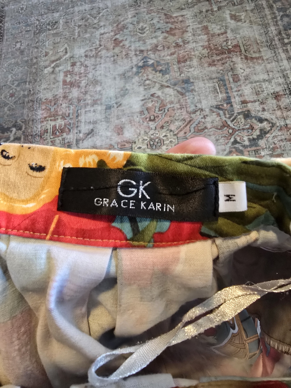 GK Grace Karin Floral A-line Skirt - Multicolor